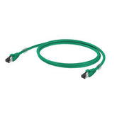 Weidmuller Patch cable, RJ45 IP20/ RJ45 IP20, green, 5m